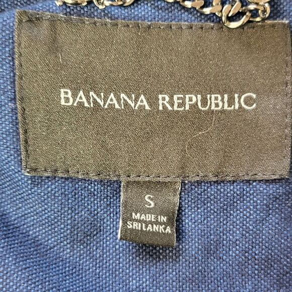 Banana Republic Women's Denim Like Long Vest - Picture 3 of 6